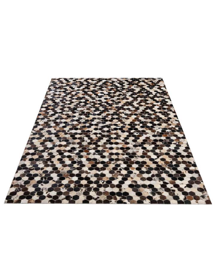 5' 1 x 7' 11 Cowhide - Patchwork Rug