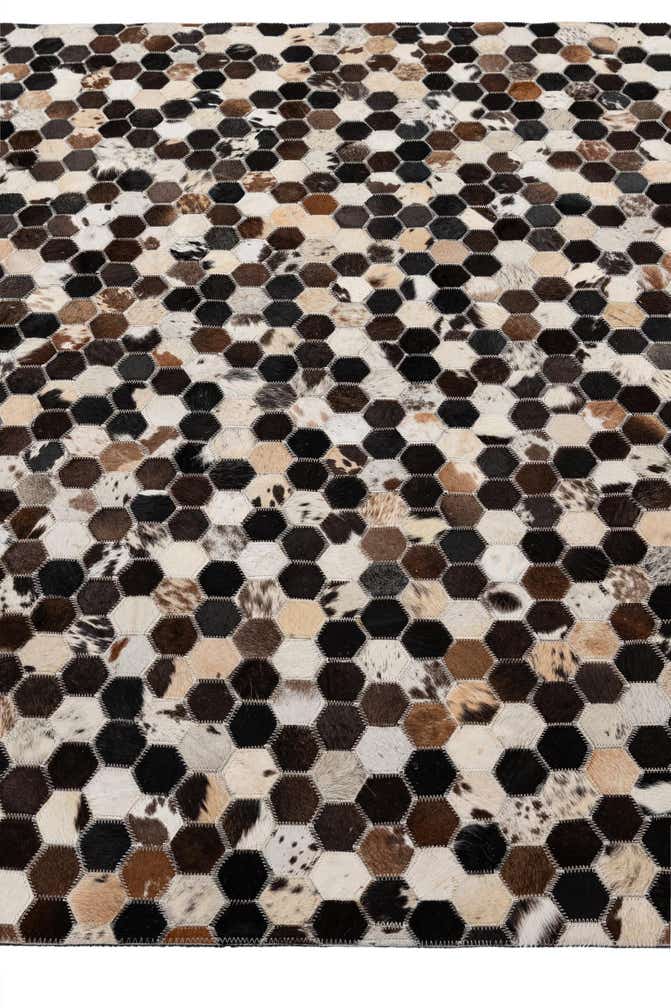 5' 1 x 7' 11 Cowhide - Patchwork Rug