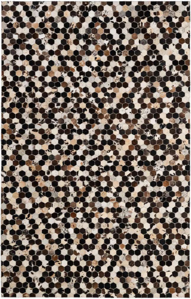 5' 1 x 7' 11 Cowhide - Patchwork Rug
