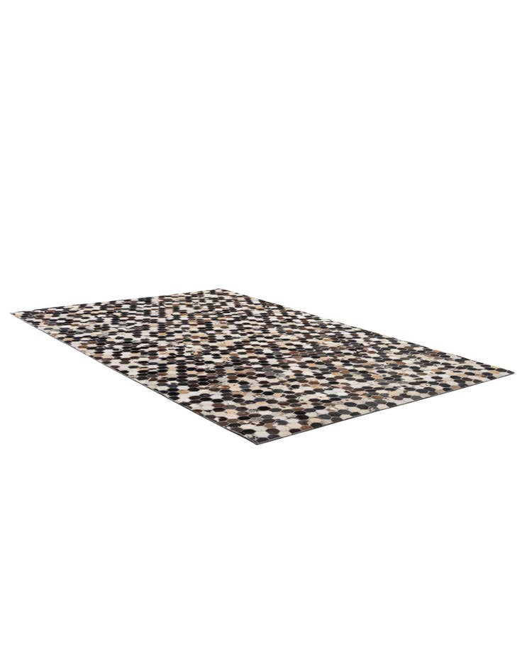 Detail image of 5' 1 x 8' 1 Cowhide - Patchwork Rug