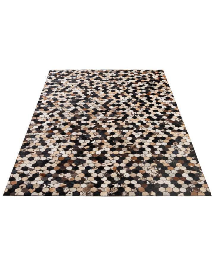 5' 1 x 8' Cowhide - Patchwork Rug