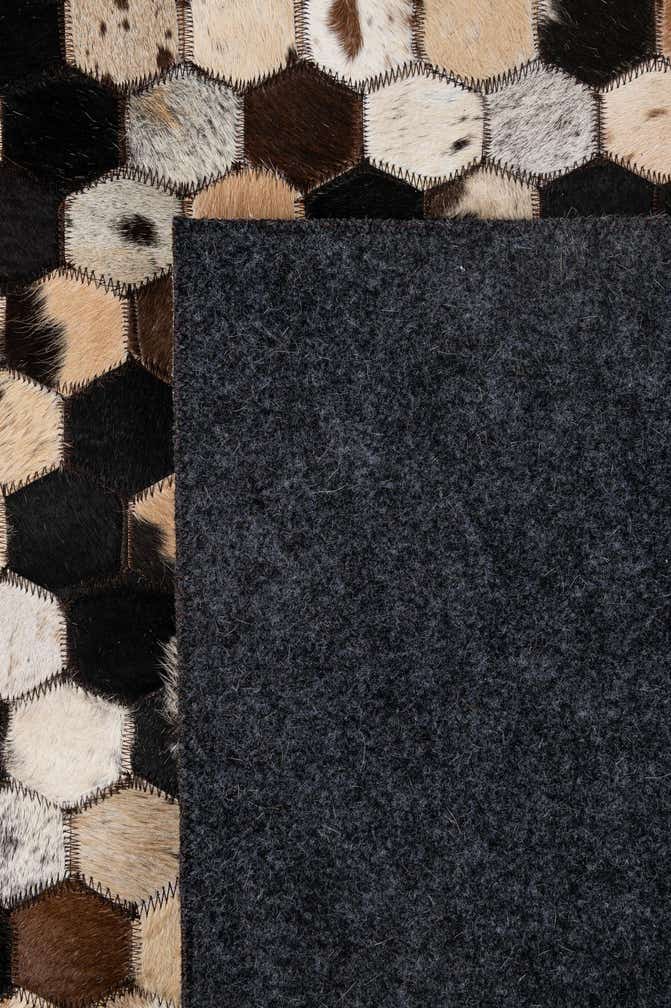 5' 1 x 8' Cowhide - Patchwork Rug