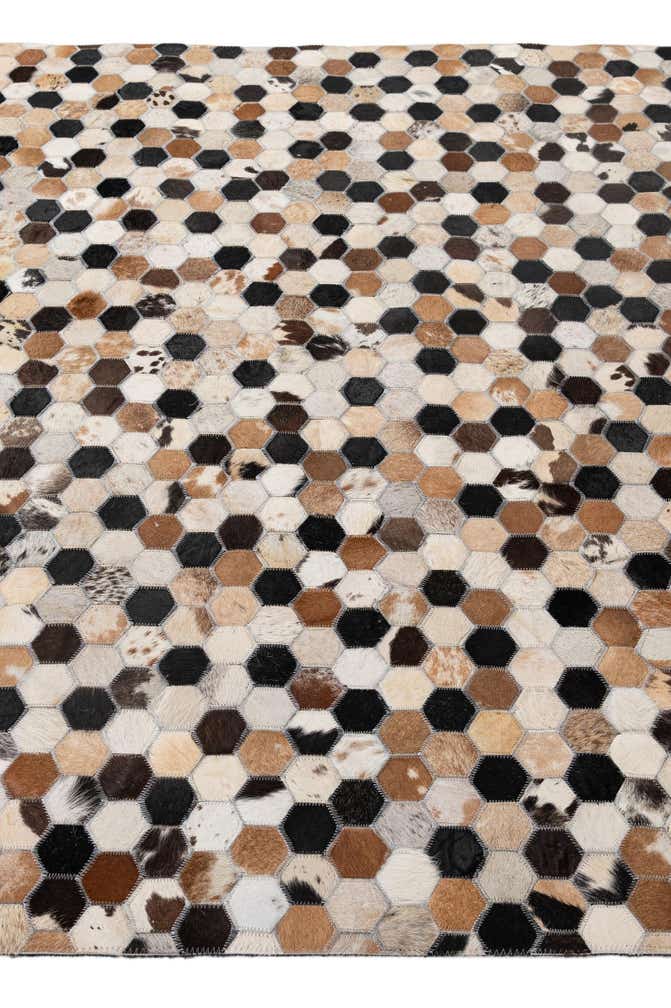 5' 1 x 7' 11 Cowhide - Patchwork Rug