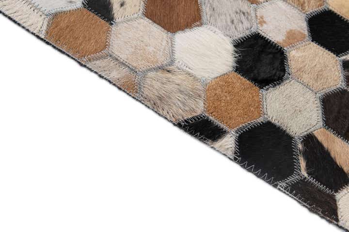 5' 1 x 7' 11 Cowhide - Patchwork Rug