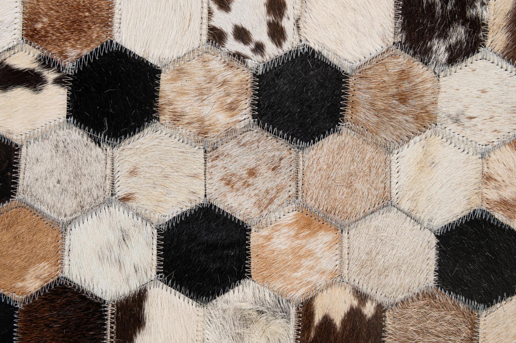 5' 1 x 7' 11 Cowhide - Patchwork Rug
