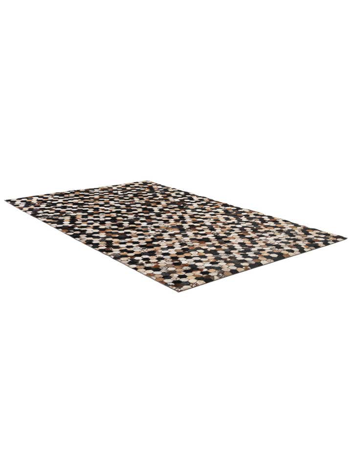 5' 1 x 8' Cowhide - Patchwork Rug