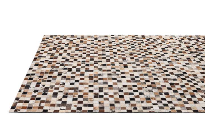 4' 11 x 7' 10 Cowhide - Patchwork Rug