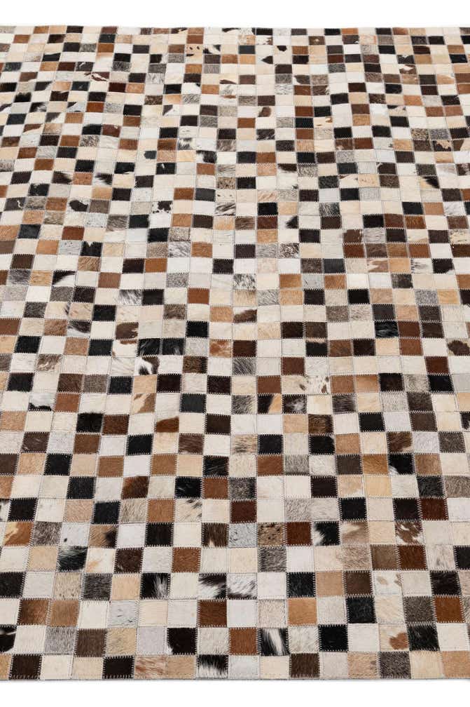 4' 11 x 7' 10 Cowhide - Patchwork Rug