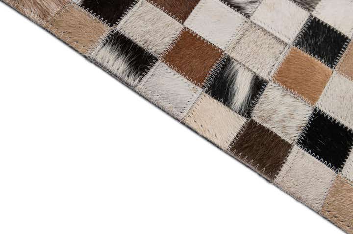 4' 11 x 7' 10 Cowhide - Patchwork Rug