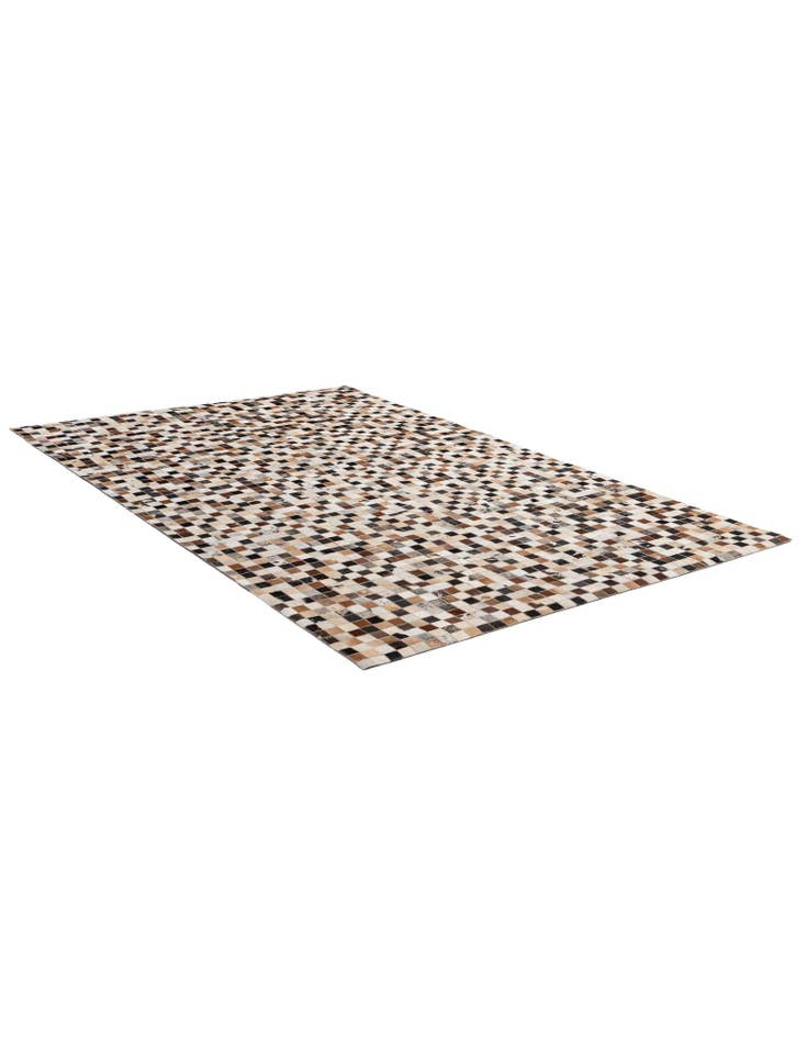 Detail image of 5' x 7' 11 Cowhide - Patchwork Rug