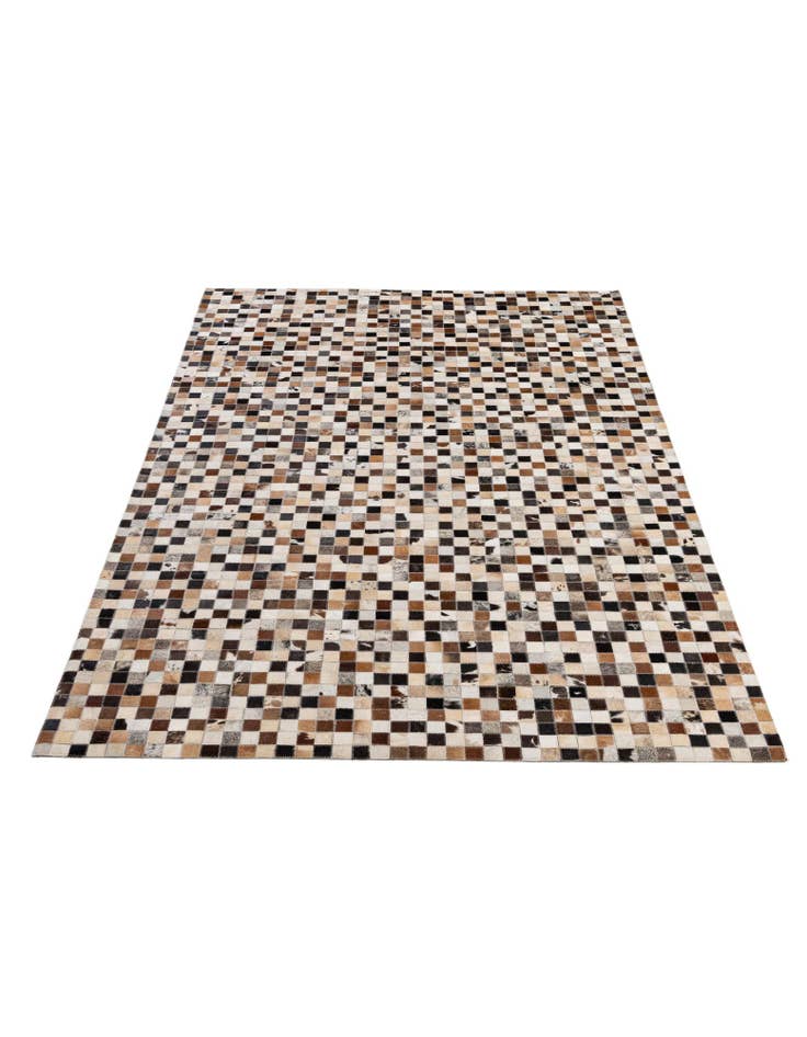 Detail image of 5' x 7' 11 Cowhide - Patchwork Rug