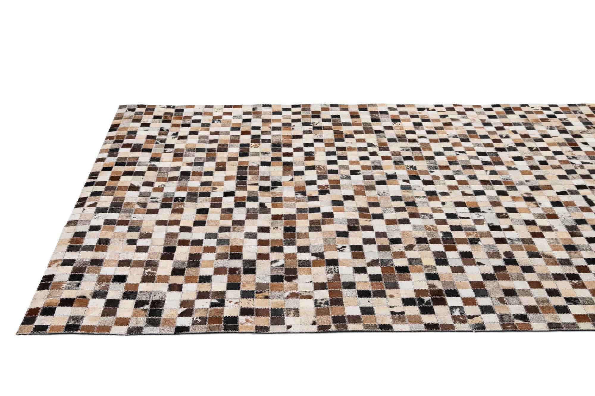 5' x 7' 11 Cowhide - Patchwork Rug