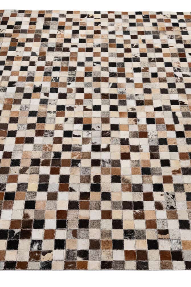 5' x 7' 11 Cowhide - Patchwork Rug