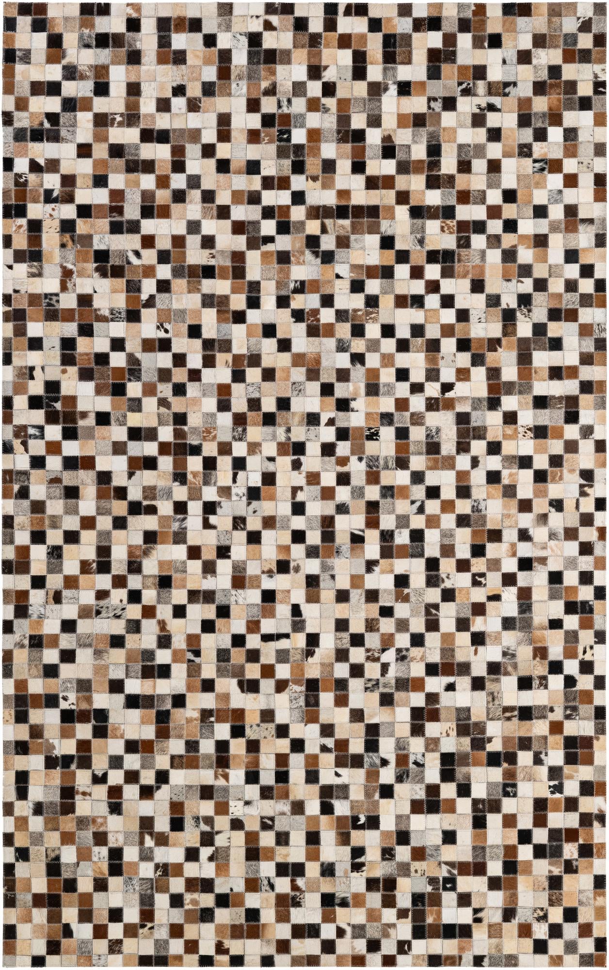 5' x 7' 11 Cowhide - Patchwork Rug