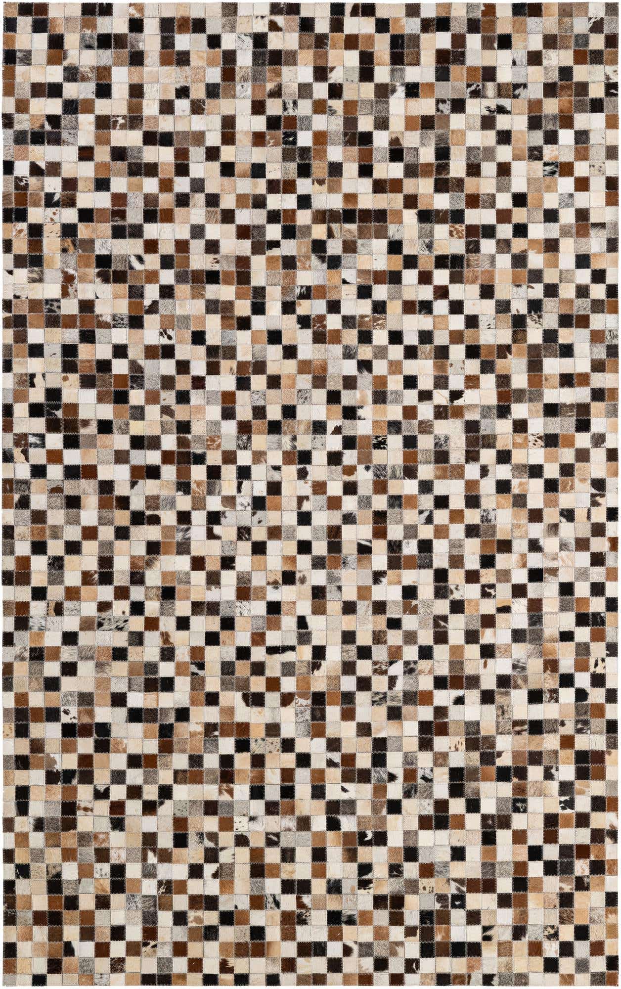 5' x 7' 11 Cowhide - Patchwork Rug