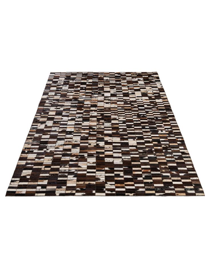 Detail image of 5' x 7' 11 Cowhide - Patchwork Rug
