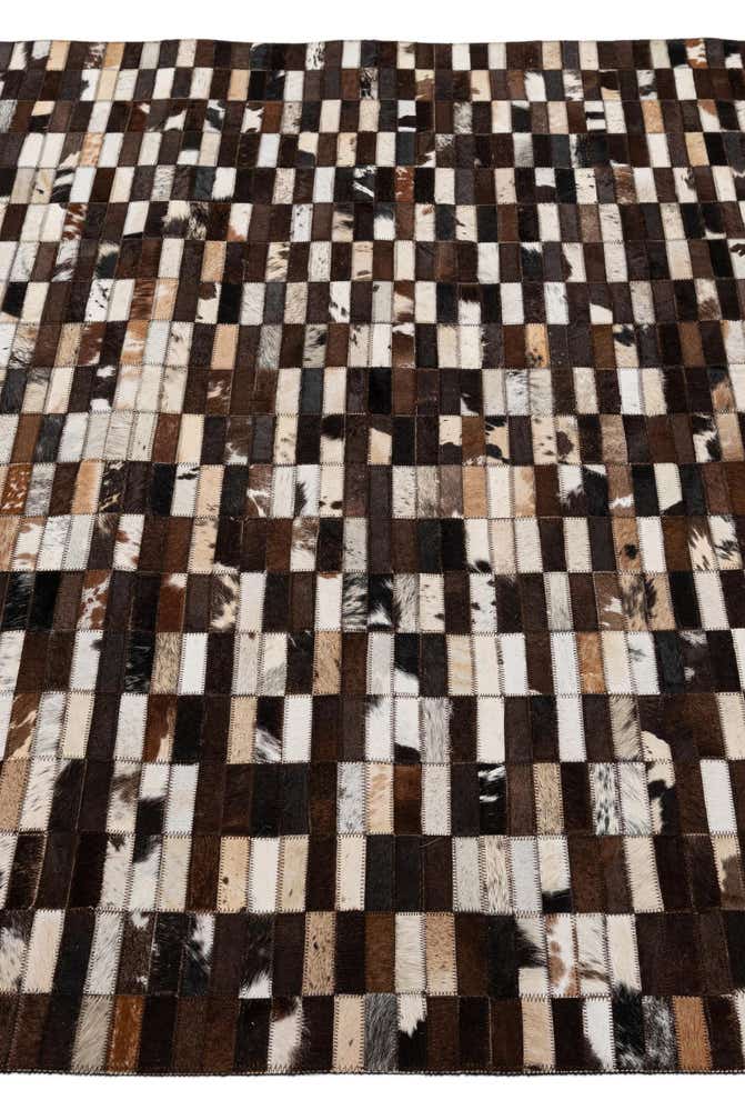 5' x 7' 11 Cowhide - Patchwork Rug