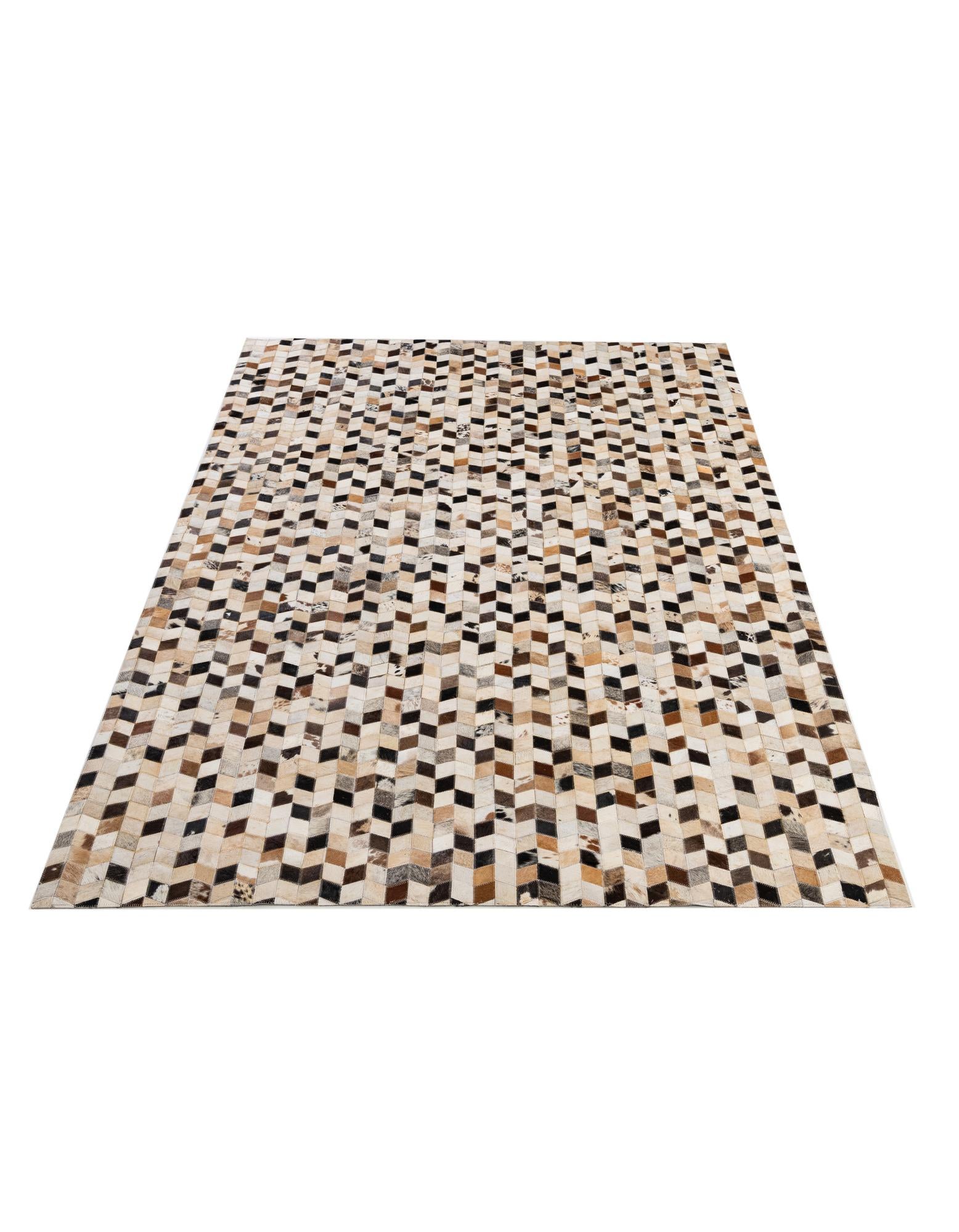 5' x 7' 11 Cowhide - Patchwork Rug