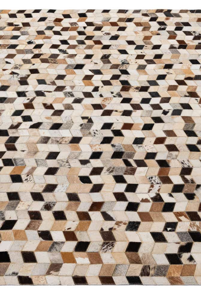 5' x 7' 11 Cowhide - Patchwork Rug
