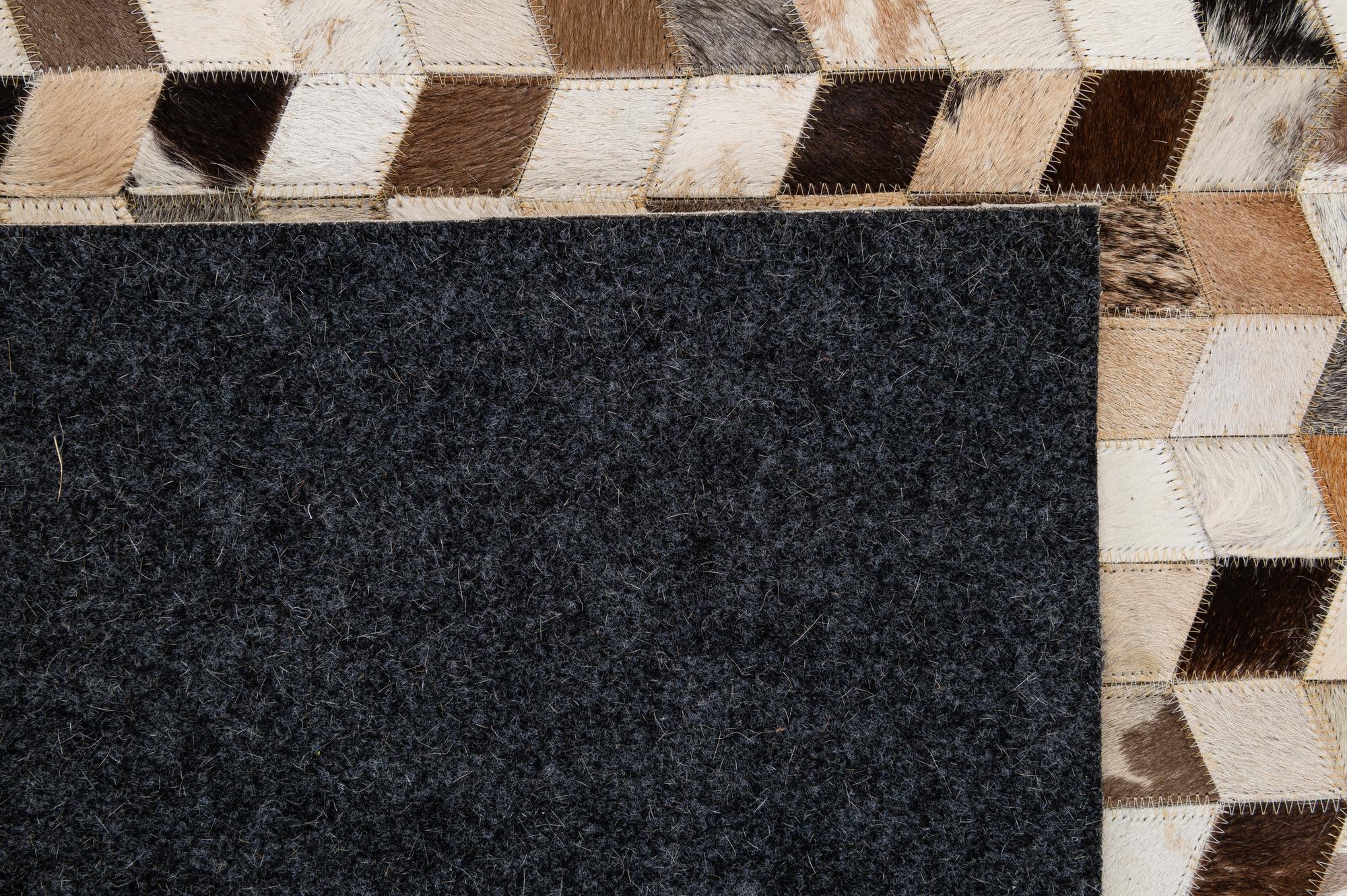 5' x 7' 11 Cowhide - Patchwork Rug
