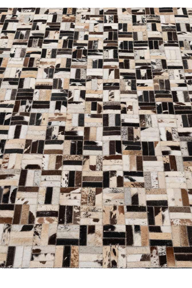 5' x 7' 11 Cowhide - Patchwork Rug