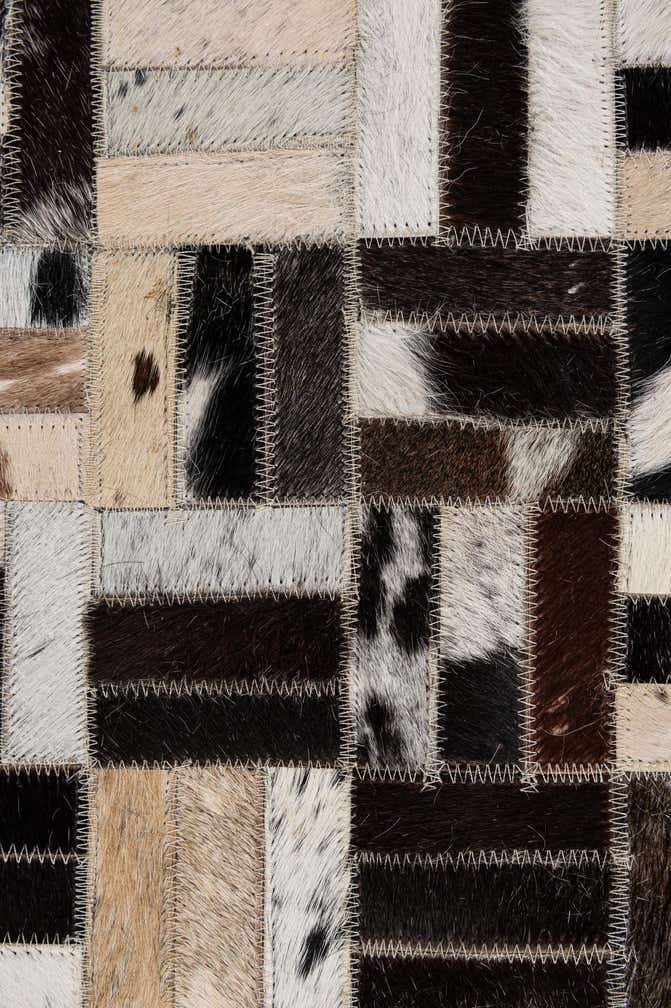 5' x 7' 11 Cowhide - Patchwork Rug