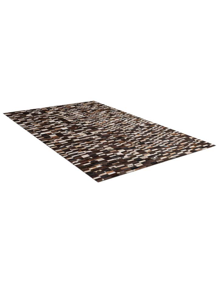 4' 11 x 8' 1 Cowhide - Patchwork Rug