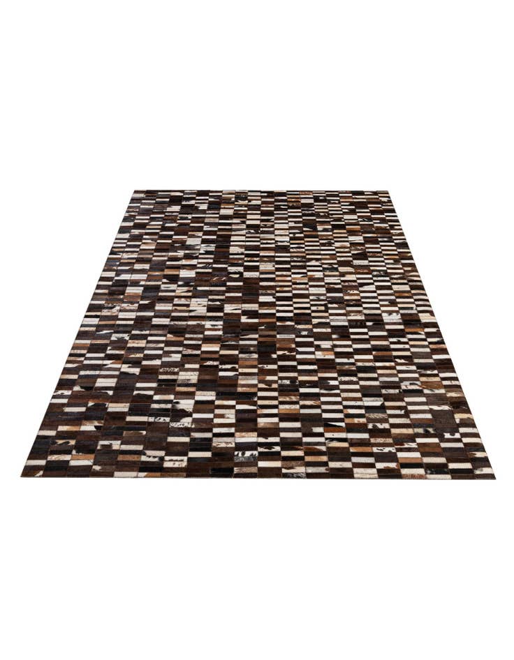 Detail image of 4' 11 x 8' 1 Cowhide - Patchwork Rug