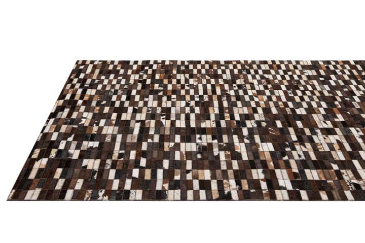4' 11 x 8' 1 Cowhide - Patchwork Rug