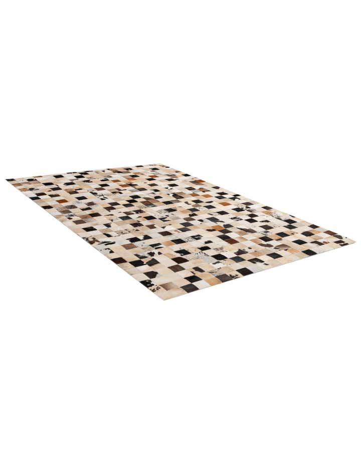 5' 2 x 7' 11 Cowhide - Patchwork Rug