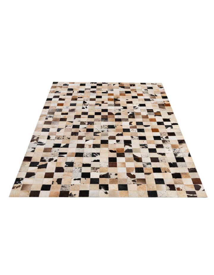 5' 2 x 7' 11 Cowhide - Patchwork Rug