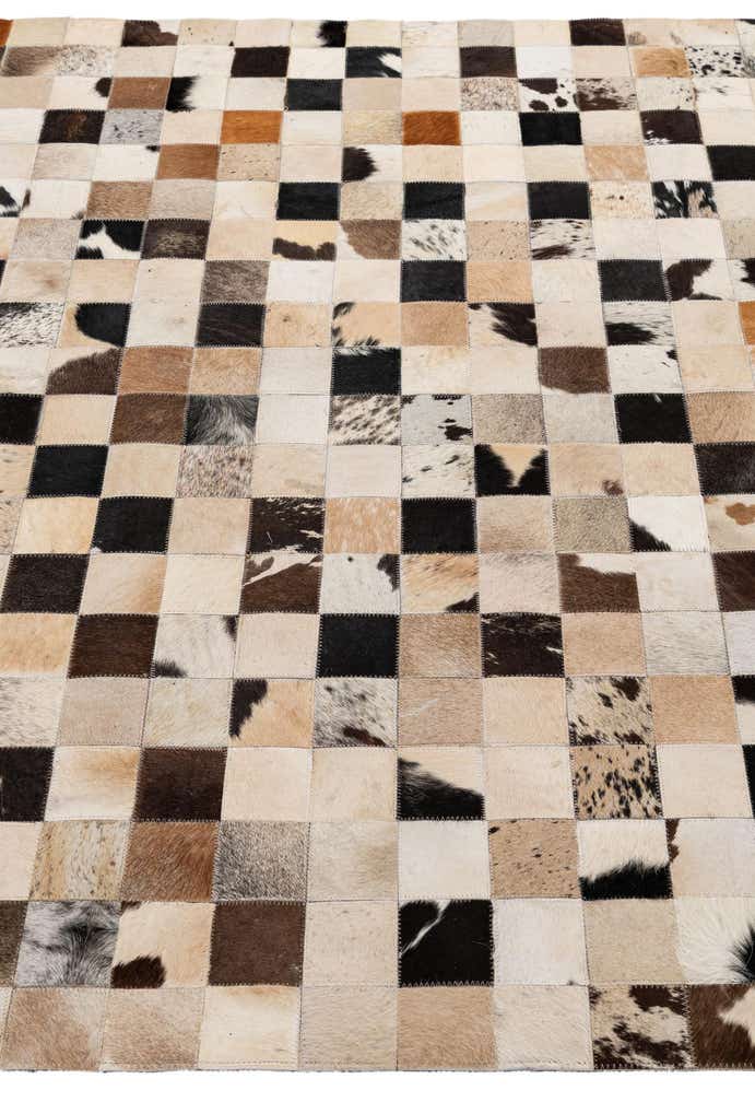 5' 2 x 7' 11 Cowhide - Patchwork Rug
