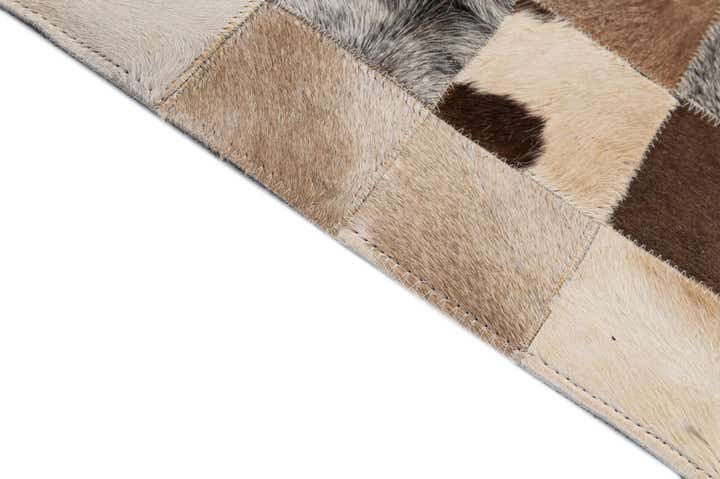 5' 2 x 7' 11 Cowhide - Patchwork Rug