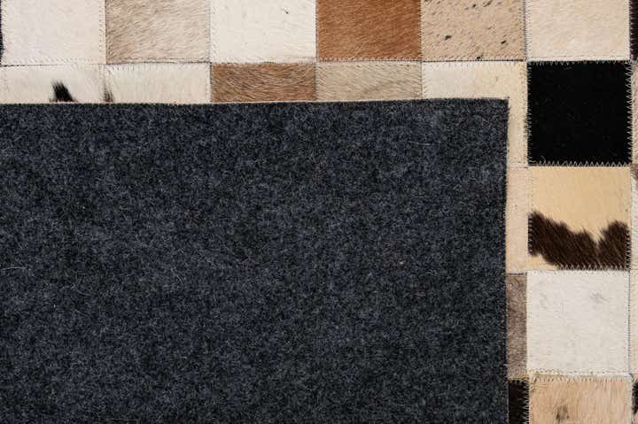 5' 2 x 7' 11 Cowhide - Patchwork Rug