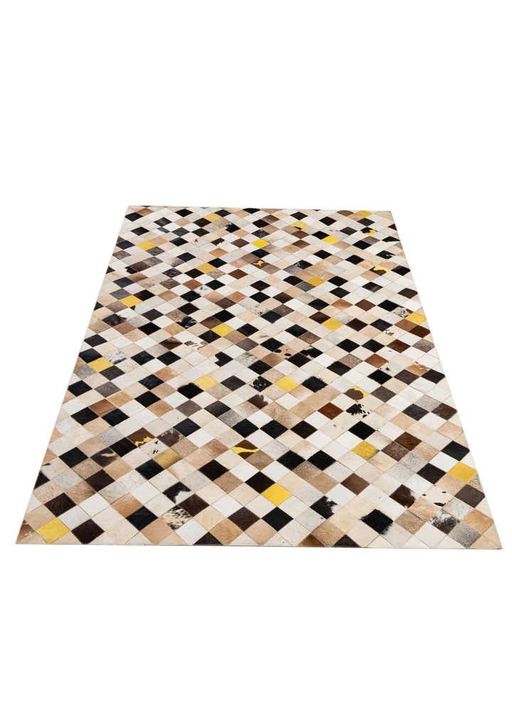 5' 1 x 8' Cowhide - Patchwork Rug