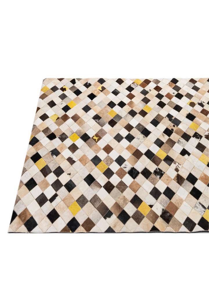 5' 1 x 8' Cowhide - Patchwork Rug