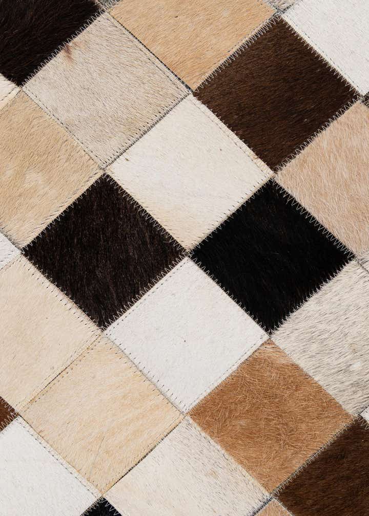 5' 1 x 8' Cowhide - Patchwork Rug