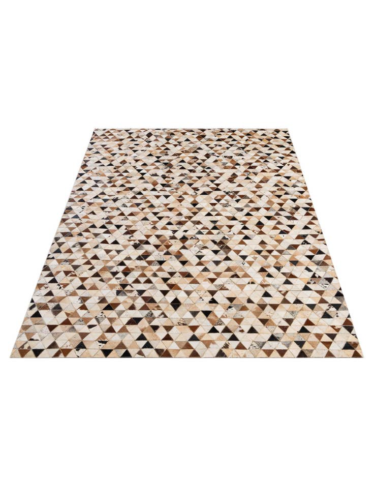Detail image of 5' x 8' Cowhide - Patchwork Rug