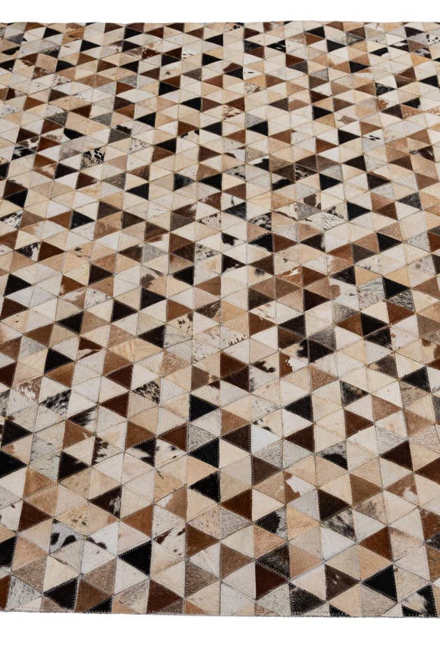 Detail image of 5' x 8' Cowhide - Patchwork Rug