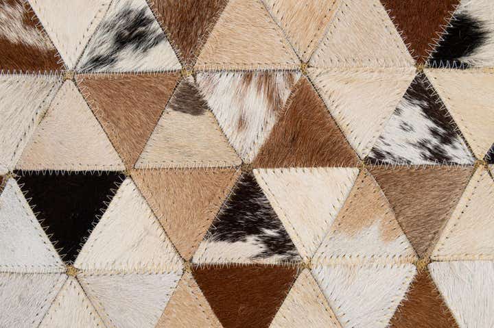 5' x 8' Cowhide - Patchwork Rug
