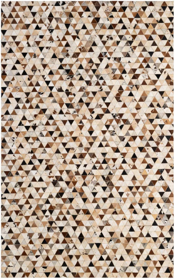 Detail image of 5' x 8' Cowhide - Patchwork Rug