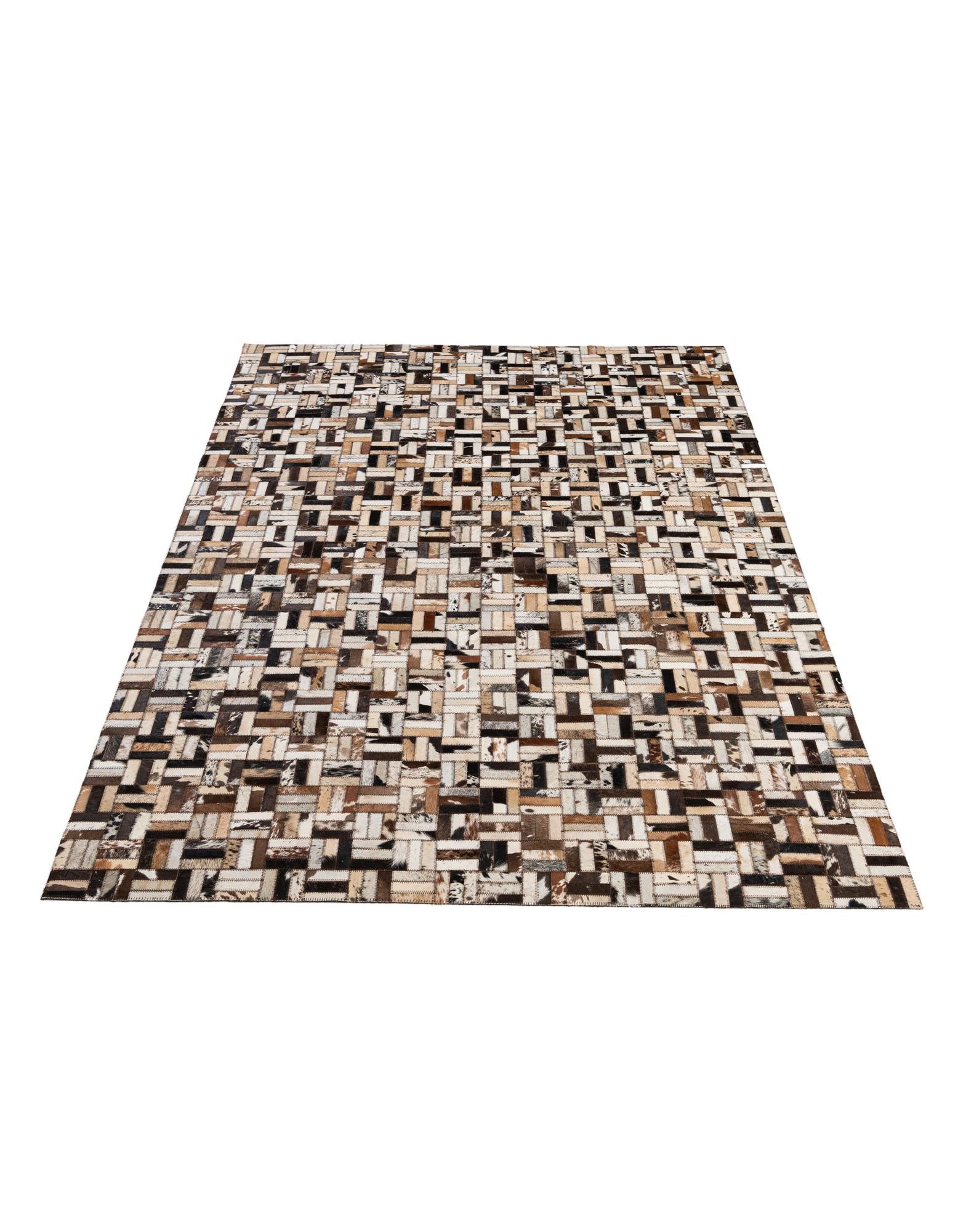 4' 11 x 7' 10 Cowhide - Patchwork Rug