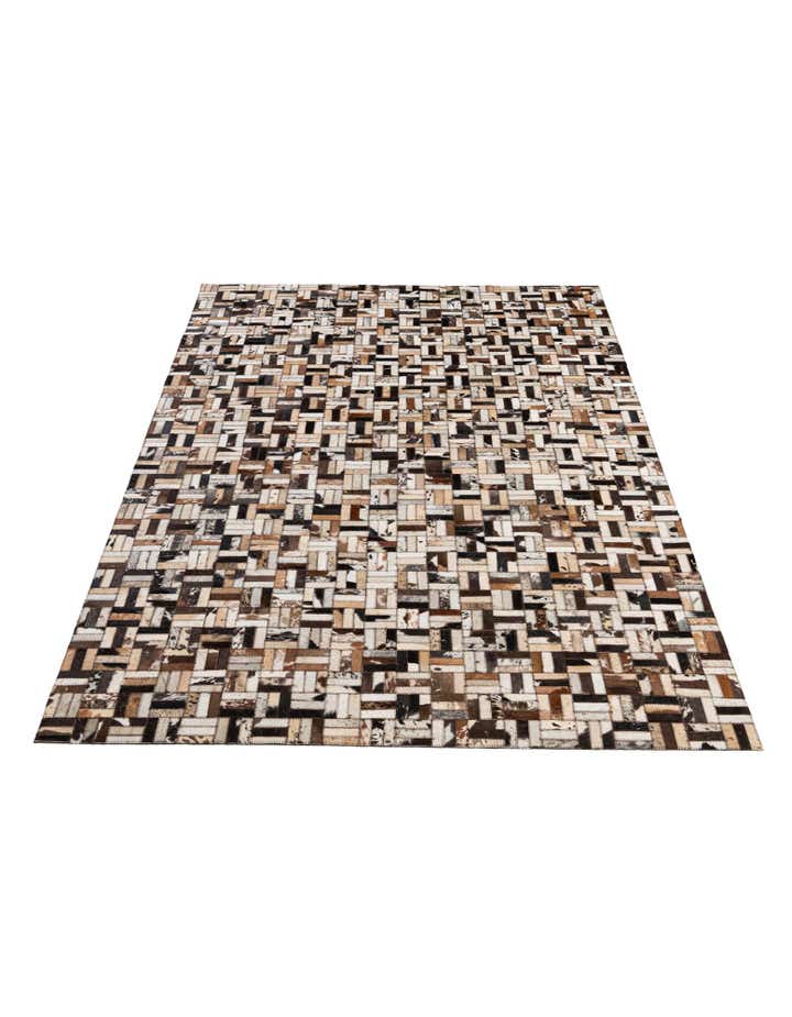 4' 11 x 7' 10 Cowhide - Patchwork Rug