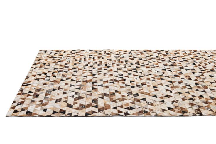 Detail image of 5' 1 x 7' 11 Cowhide - Patchwork Rug