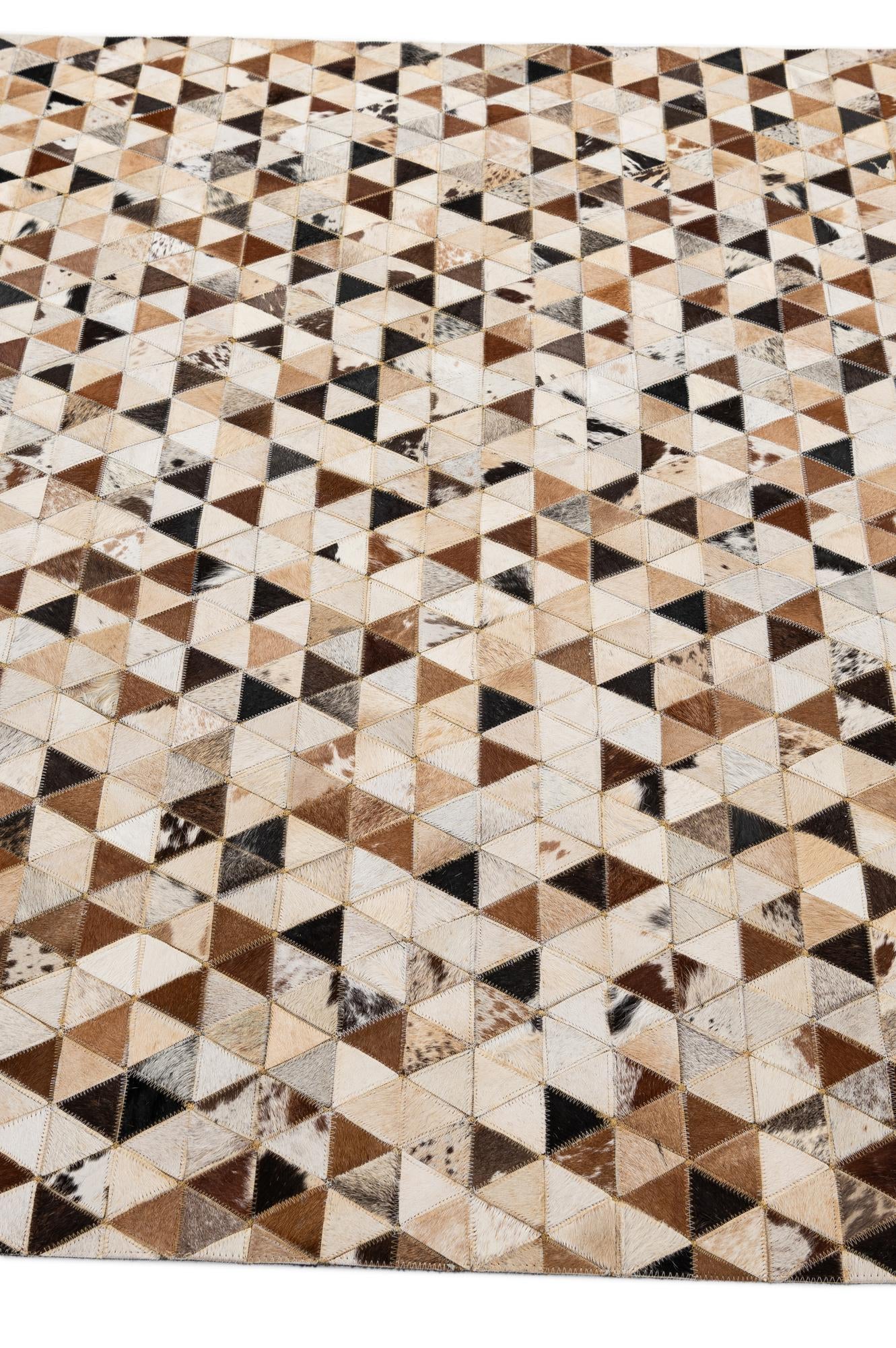 5' 1 x 7' 11 Cowhide - Patchwork Rug
