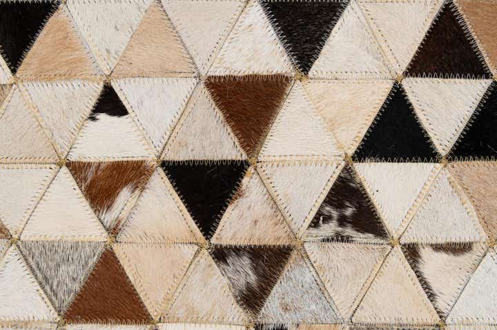 5' 1 x 7' 11 Cowhide - Patchwork Rug