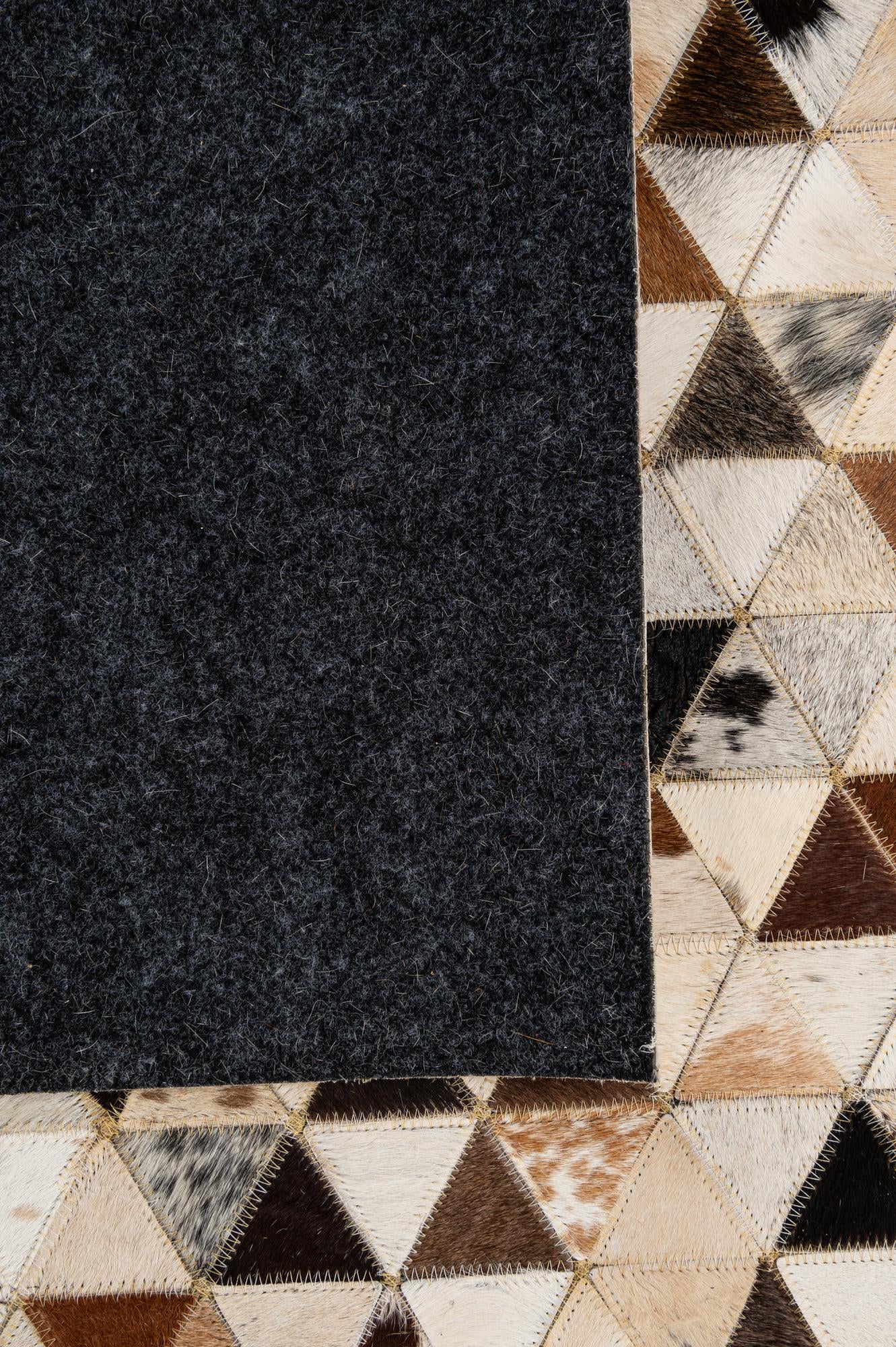 5' 1 x 7' 11 Cowhide - Patchwork Rug