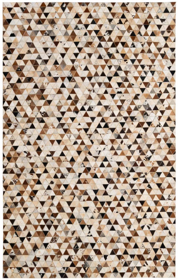 Detail image of 5' 1 x 7' 11 Cowhide - Patchwork Rug