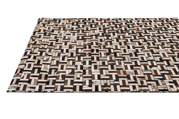 5' 2 x 7' 11 Cowhide - Patchwork Rug