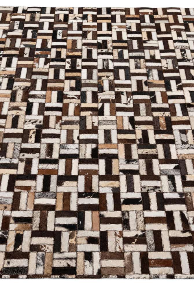 5' 2 x 7' 11 Cowhide - Patchwork Rug